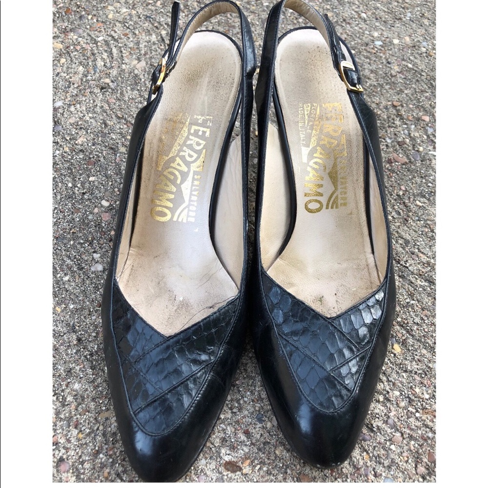 Vintage salvatore ferragamo shoes